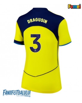 Tottenham Hotspur Radu Dragusin #3 Tricou Fotbal Replică 2025-26 Femei Treilea
